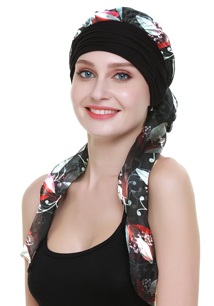 FocusCare Winter Warm Headwrap Turban For Cancer Patients Lightweight Chemo Hat Beanies - Image 4